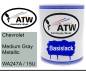 Preview: Chevrolet, Medium Gray Metallic, WA247A / 15U: 1L Lackdose, von ATW Autoteile West.
